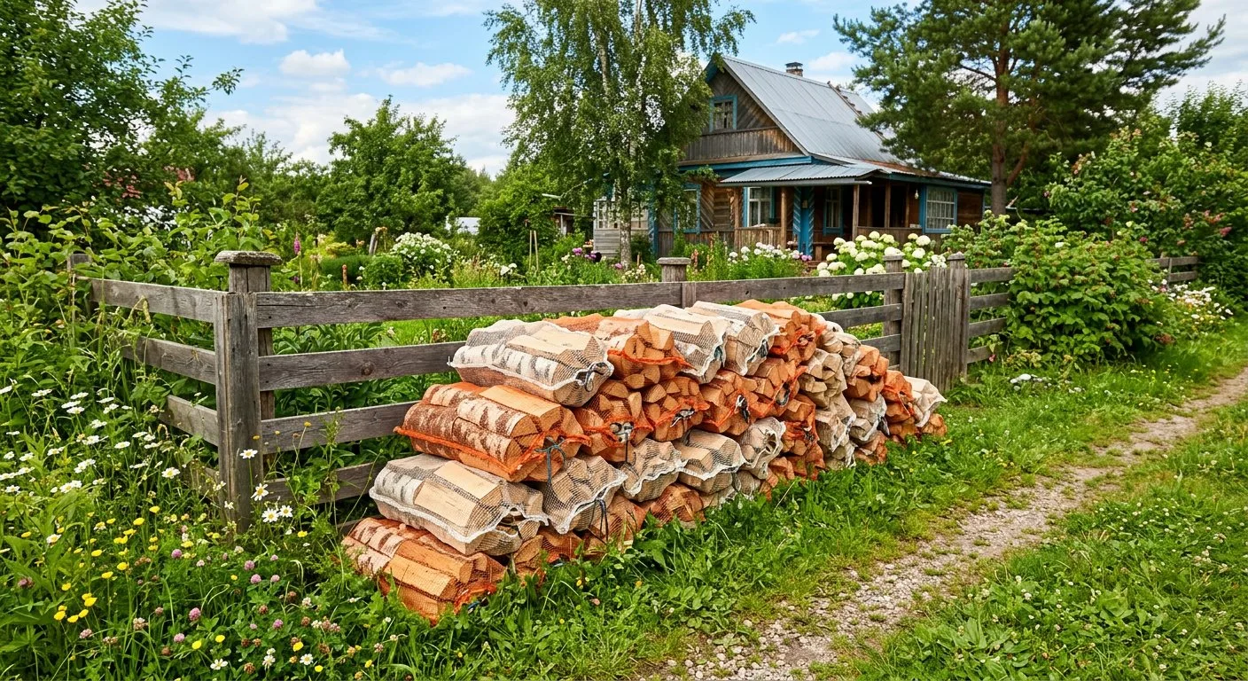 Дрова для дачи в Гатчине